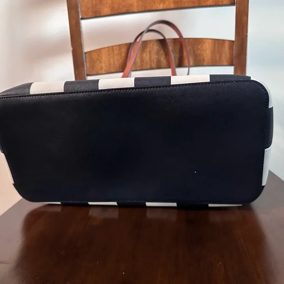Michael Kors Striped Navy and White Tote - Picture 6 of 6